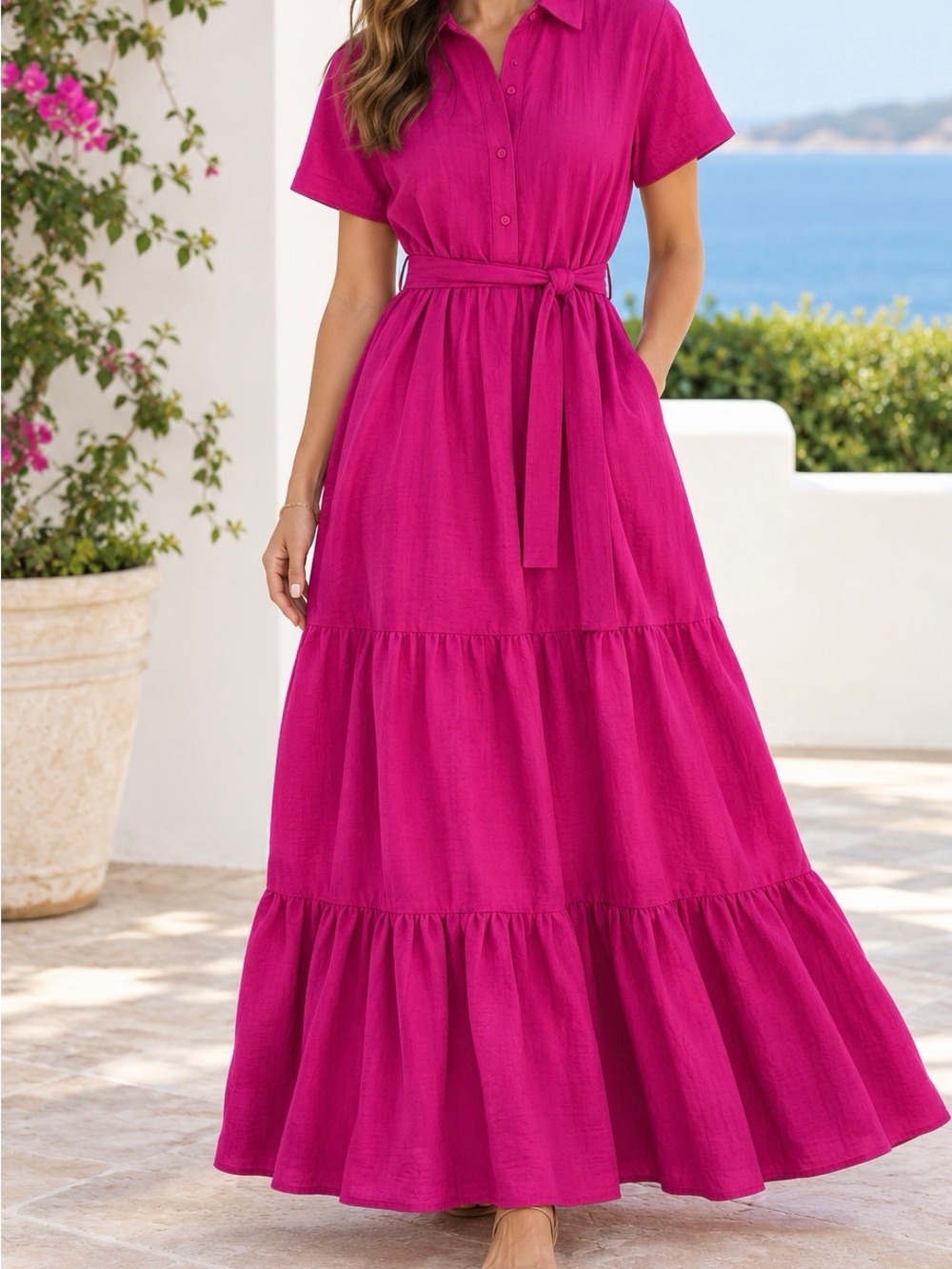 Large, London Times Maxi Dress, new